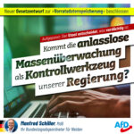 Kommt die anlasslose Massenüberwachung?