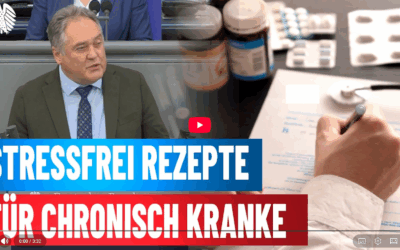 Schluss mit dem Rezeptstress für chronisch Kranke!