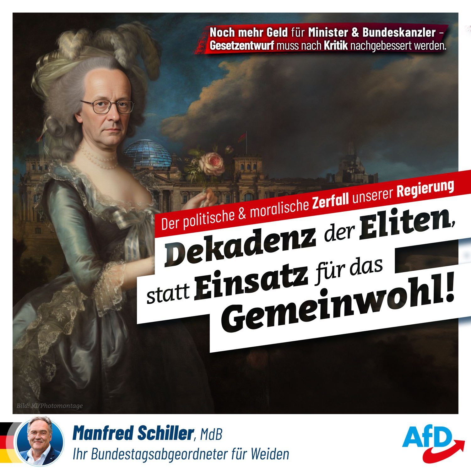 Dekadenz der Eliten, statt Einsatz für das Gemeinwohl