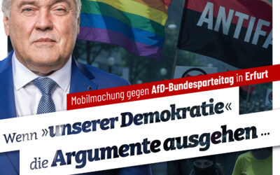 Kommender AfD-Bundesparteitag in Erfurt