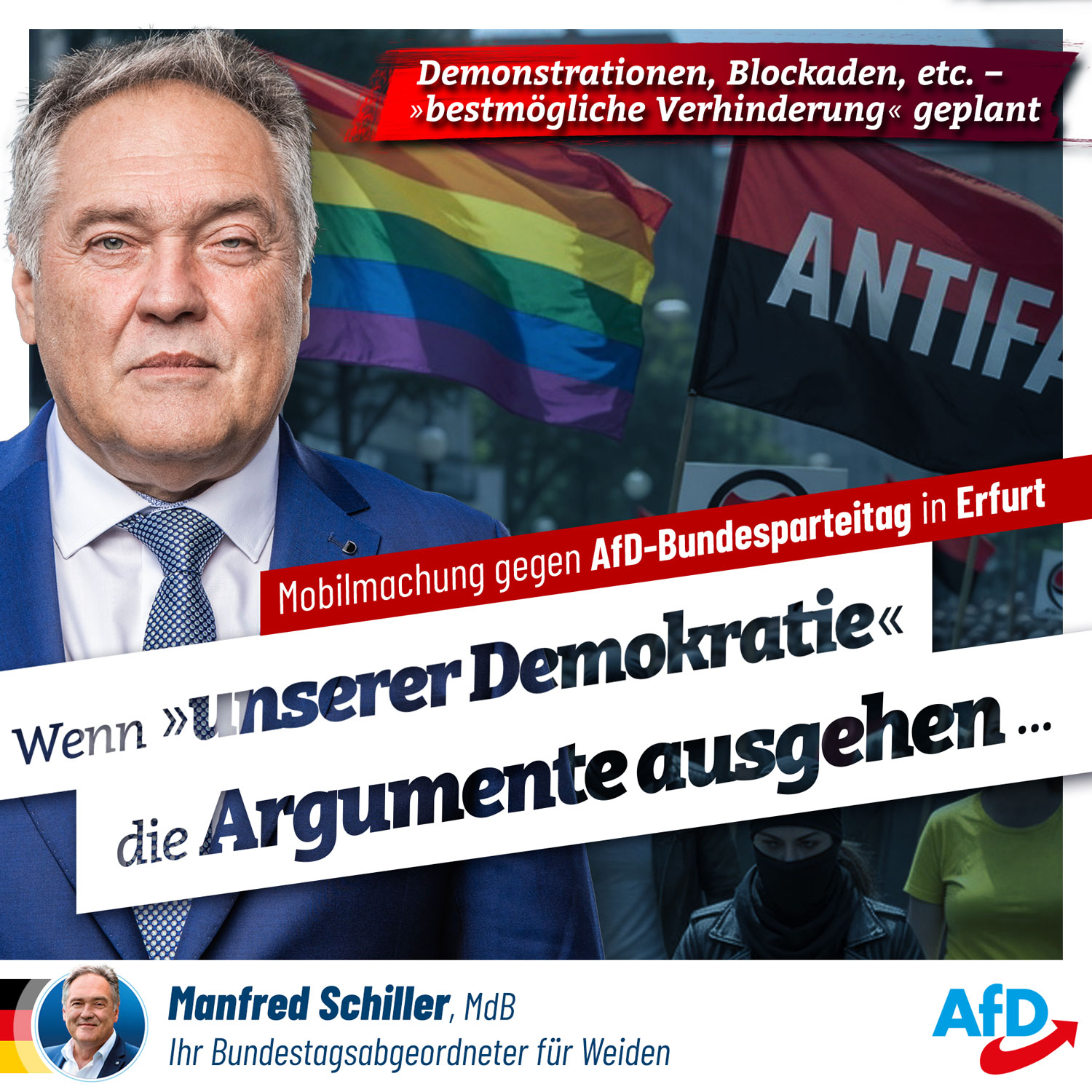 Kommender AfD-Bundesparteitag in Erfurt Kommender AfD-Bundesparteitag in Erfurt