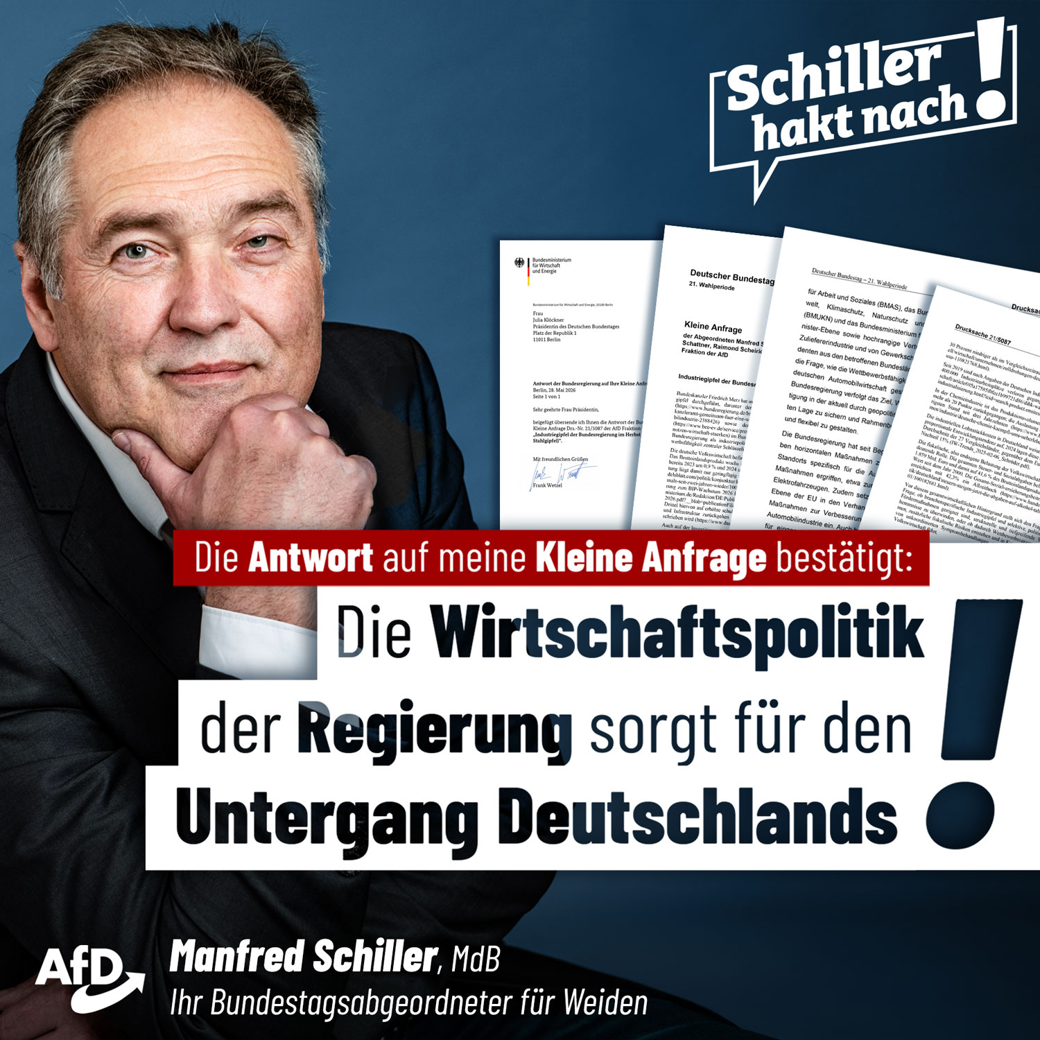 Kleine Anfrage an die Regierung