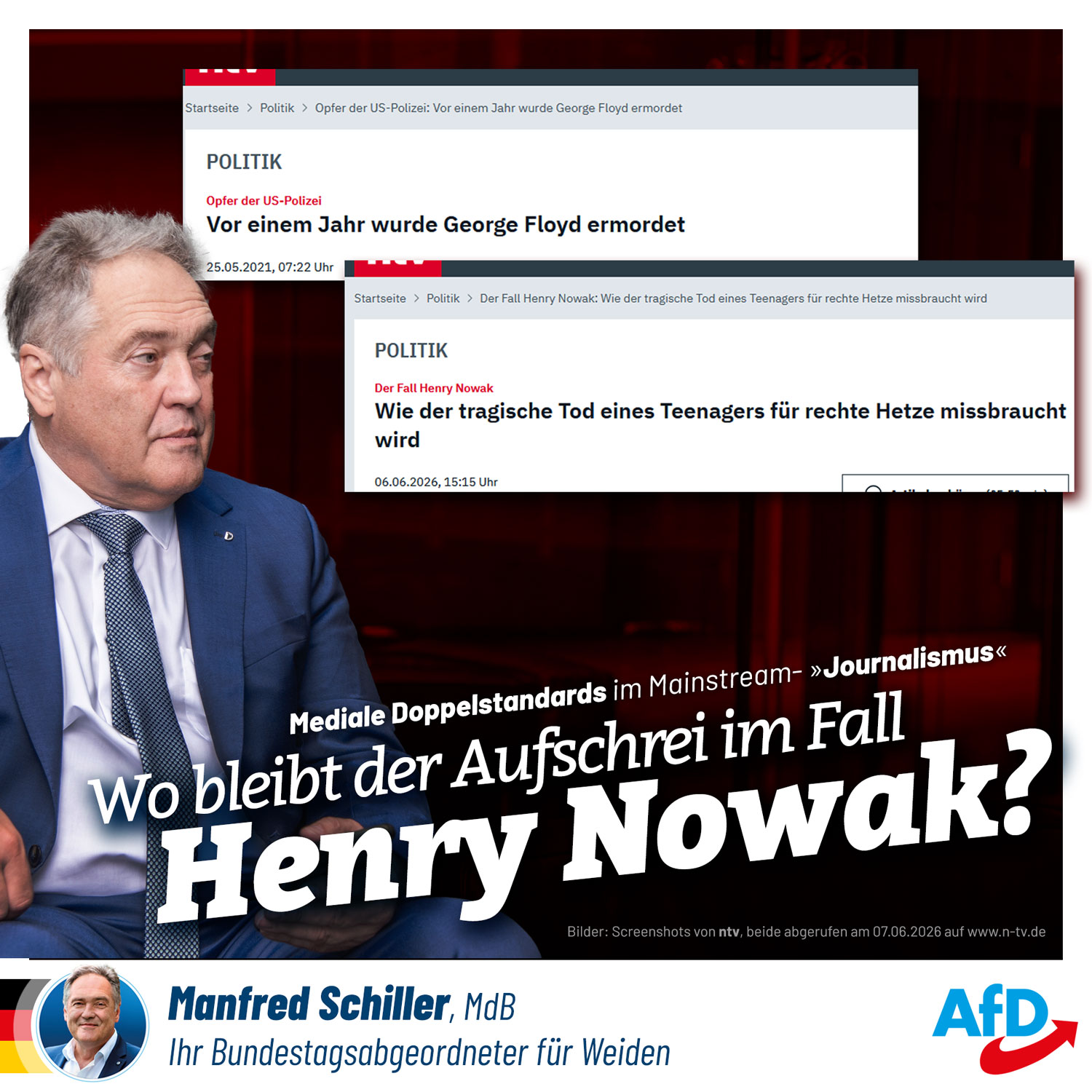 Henry Nowak: Wo bleibt der Aufschrei?