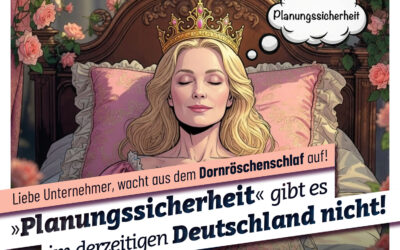 Wacht aus dem Dornröschenschlaf auf!