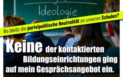Politische Neutralität an Schulen?