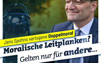 Jens Spahns Doppelmoral