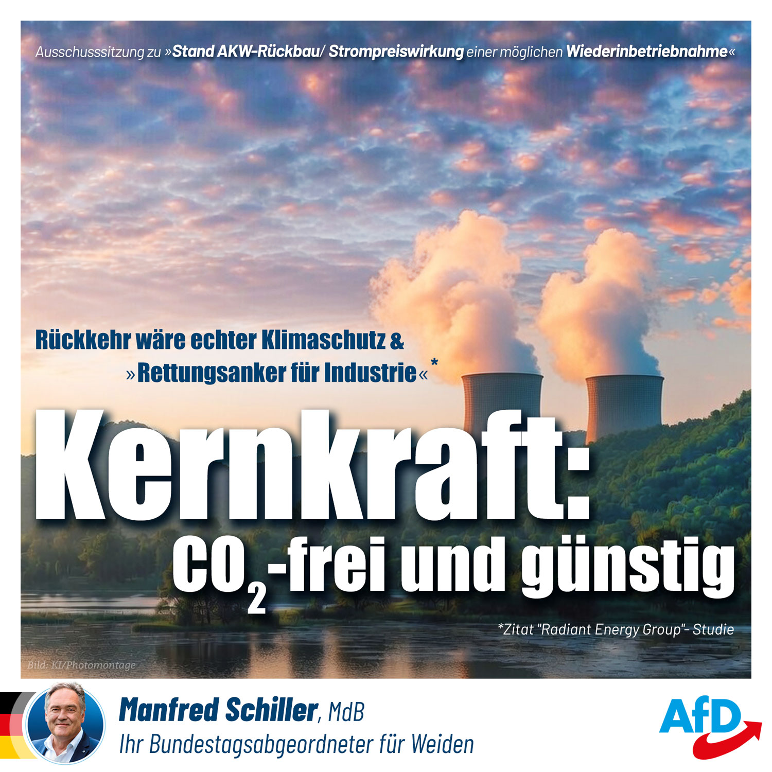 Kernkraft - CO2-frei und günstig