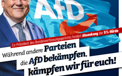 Abschaffung der 5%- Hürde gefordert