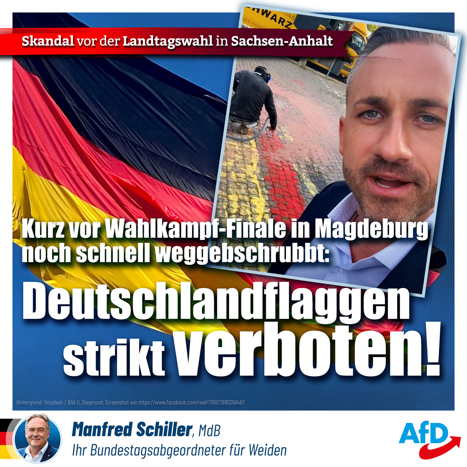 Deutschlandflaggen strikt verboten Deutschlandflaggen strikt verboten