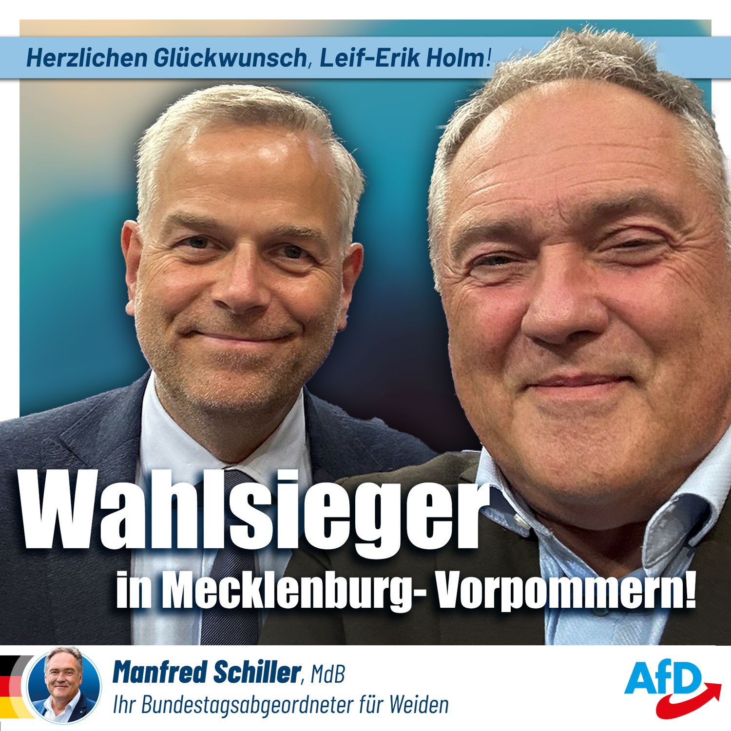 AfD ist Wahlsieger in Mecklenburg-Vorpommern! AfD ist Wahlsieger in Mecklenburg-Vorpommern!