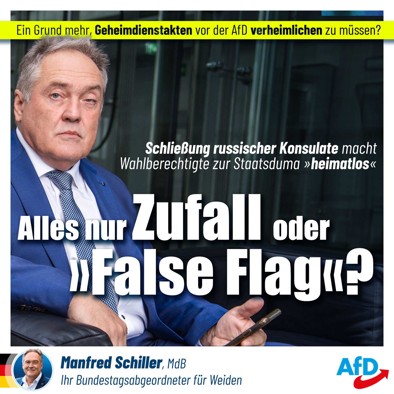 Alles nur Zufall oder "False Flag"?
