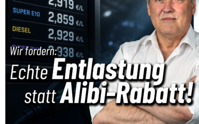 Echte Entlastung statt Alibi-Rabatt!