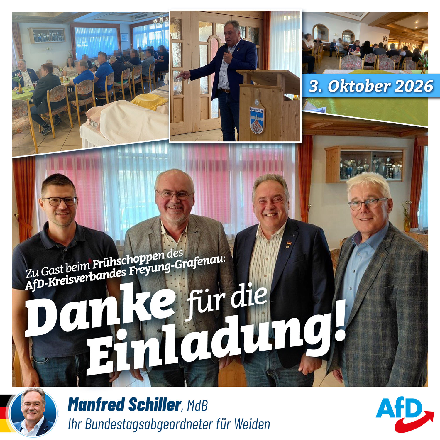 Danke für die Einladung! Danke für die Einladung!