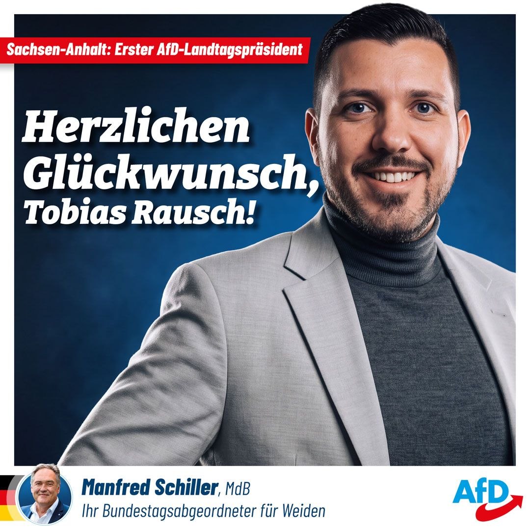 Erster Landtagspräsident der AfD!